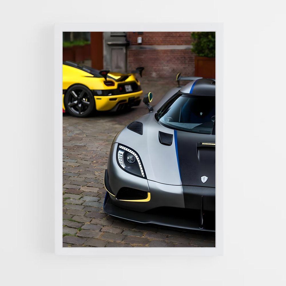 Poster Performance Urbaine – affiche Koenigsegg (vue 3)